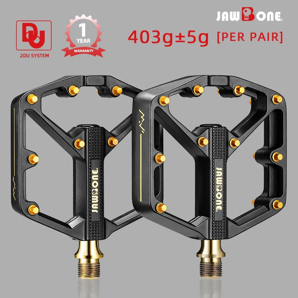 `JAWBONE MTB Flat Pedal | Aluminum 125x104mm CrMo Axle – Trail & Enduro`