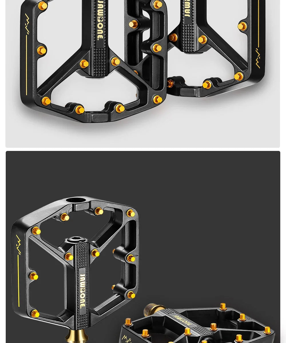 `JAWBONE MTB Flat Pedal | Aluminum 125x104mm CrMo Axle – Trail & Enduro`