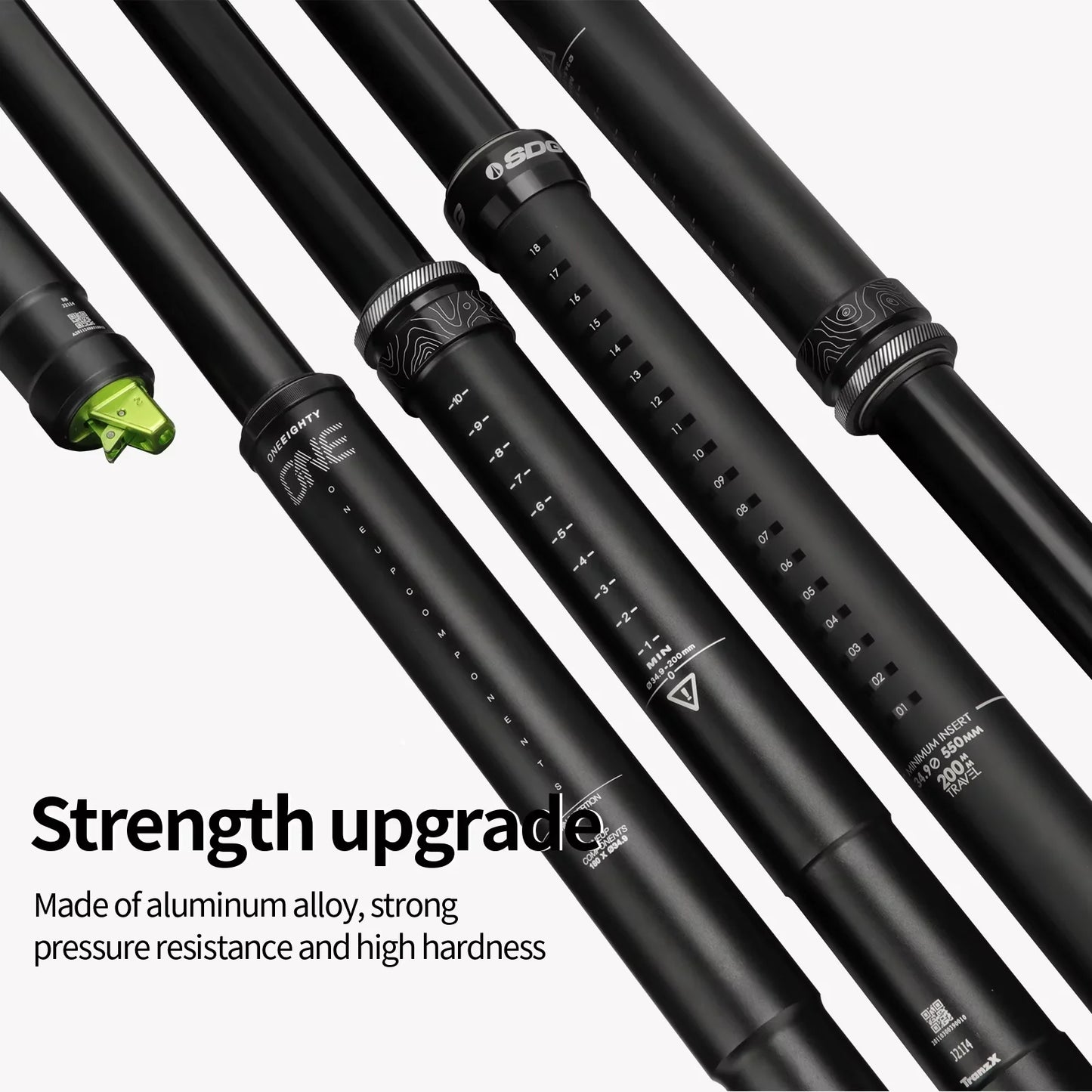 ONE Dropper Seatpost – 34.9mm | 481mm | 788g | Interne Zugführung | Trail & Enduro