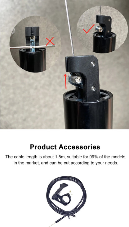 KS Exa Form 900i Dropper MTB Seatpost Hydraulic Adjustable Height Mountain Bike Cable Remote Hand Control 30.9 31.6mm Seat Tube