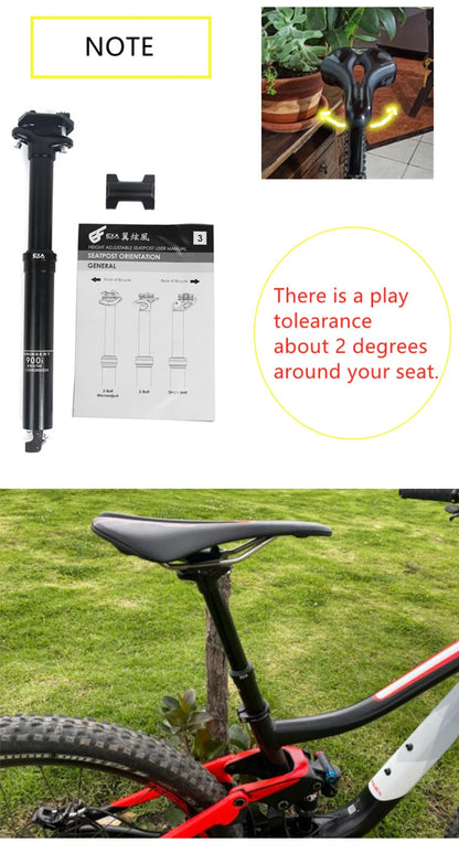 KS Exa Form 900i Dropper MTB Seatpost Hydraulic Adjustable Height Mountain Bike Cable Remote Hand Control 30.9 31.6mm Seat Tube