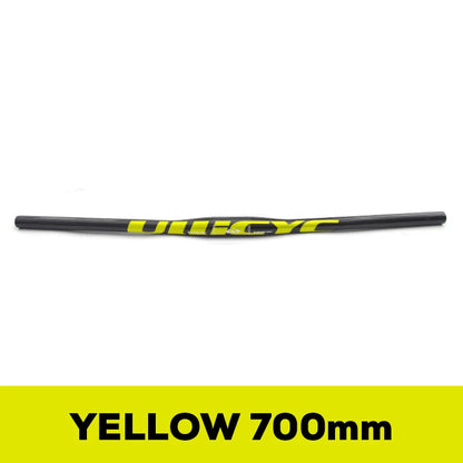 ULLICYC 3K Carbon MTB Lenker – 31.8mm | 580–740mm | Flat & Rise | Fluorescent Yellow | Trail & Enduro