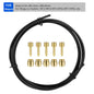 2500mm Bicycle Hydraulic Disc Brake Hose for Shimano BH59 BH90 Sram Magura Tektro 3 Layers Oil Tube Pipe Cycle Brake Replacement